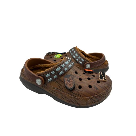 Crocs x Star Wars Chewbacca Classic Lined Clogs Espresso W6 / M4 Limited Edition main image 4